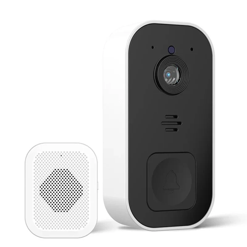 

Smart Visual Doorbell Wireless Remote Home High-Definition Night Vision Monitor Video Intercom Doorbell Easy Install Easy To Use