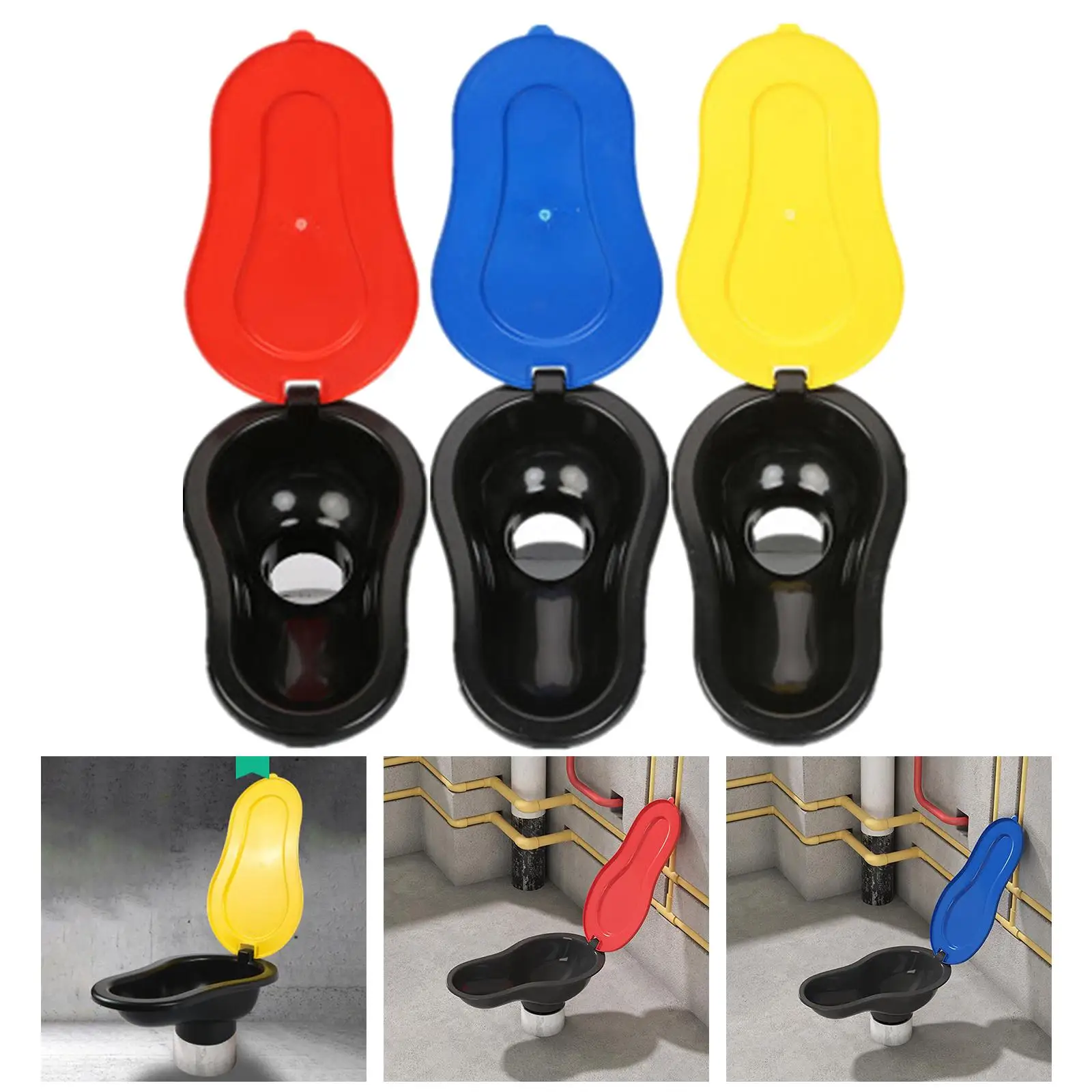Temporary Toilet, Squatting Toilet for 110mm Pipe, Easy to Install, Urinal,