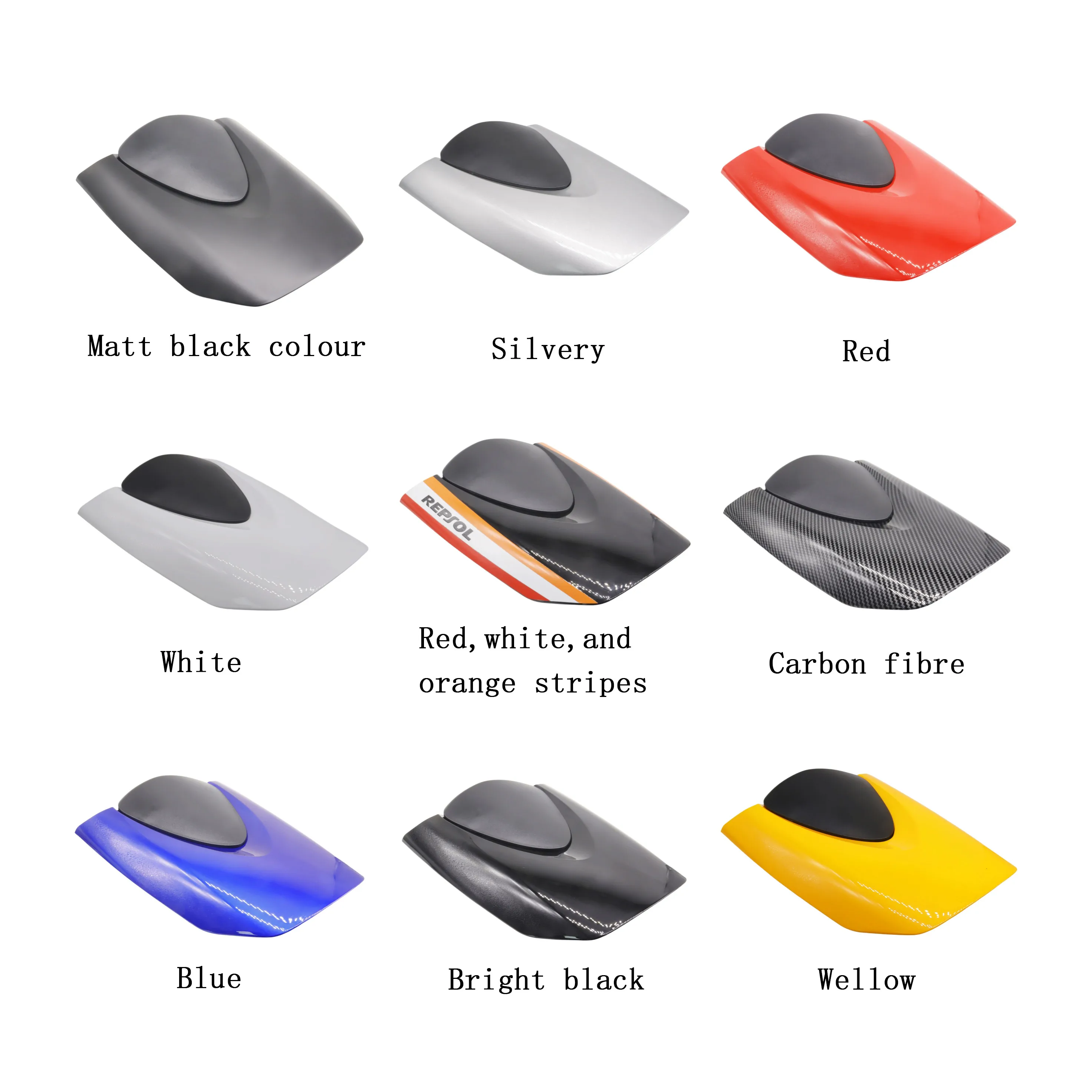 

Motorcycle Rear Passenger Cowl Seat Back Cover Fairing Part For Honda CBR 600 RR 600RR CBR600RR F5 2007 2008 2009 2010 2011 2012