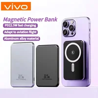 VIVO 50000mAh Ultra Slim Wireless Power Bank PD 20W Fast Charging Magnetic Battery 22.5w Magnetic For iPhone Samsung Xiaomi