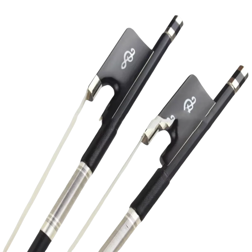 Black Carbon Fiber Cello Bow 4/4 Professional Cello Parts