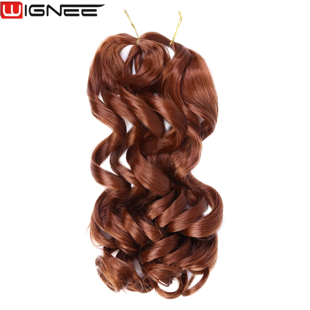 Synthetic Loose Wave Spiral Curls Crochet Hair Extensions For Women French Curls  Braiding Hair 24 Inches Pre Stretched Hair - Synthetic Braiding Hair(for  Black) - AliExpress
