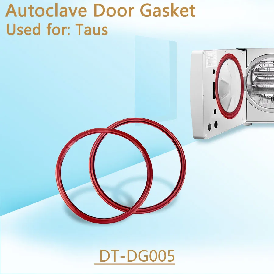 투트나우어 타우 클레이브 3000 및 타우스 타우 스테릴 모델용 교체용 오토클레이브 도어 씰, 챔버 가스켓