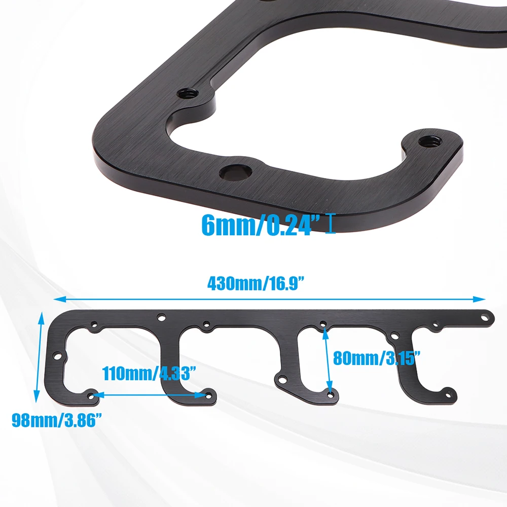 Ignition Spark Plug Pipe Ignition Spark Plug Coil Bracket For LS D581 Engine Coil Swap Heat Sink Pack for LS1 D580 12558693
