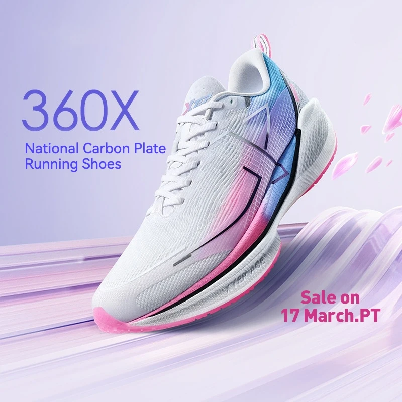 Xtep 360X Professional Running shoes Men's Carbon Plate Marathon PB Sport Shoe Lightweight ETPU Material Sneakers 976119110080 2