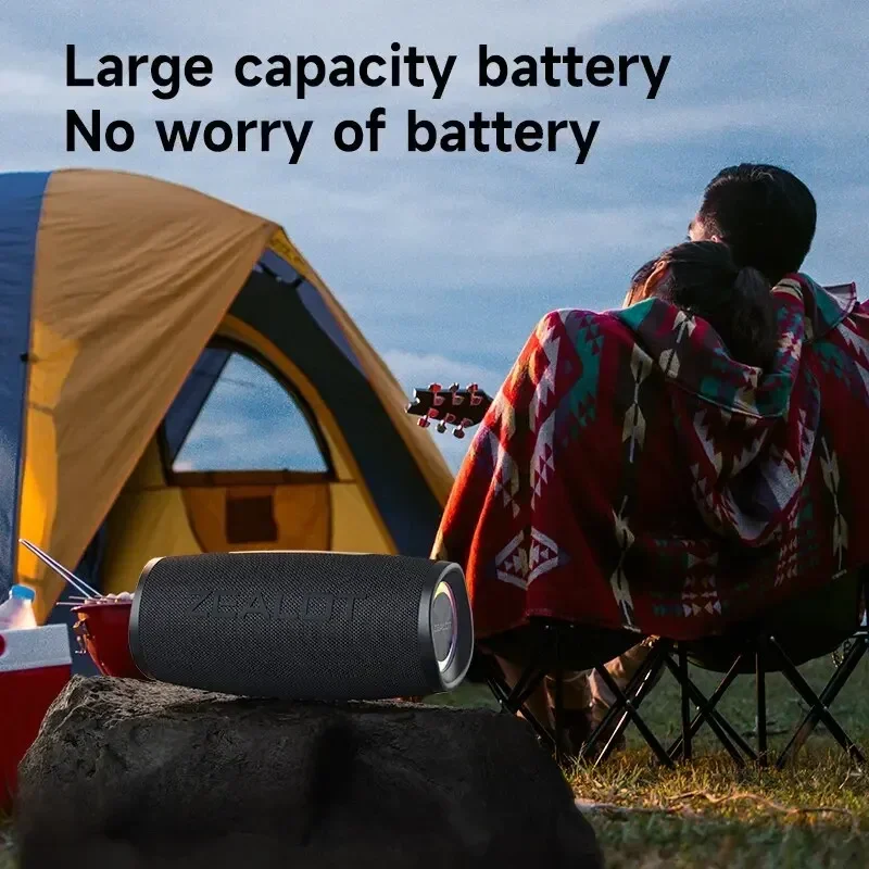 ZEALOT-S56 Bluetooth Speaker 40W Output Power Bluetooth Speaker with Excellent Bass Performace IPX6 Waterproof Camping Outdoor 6