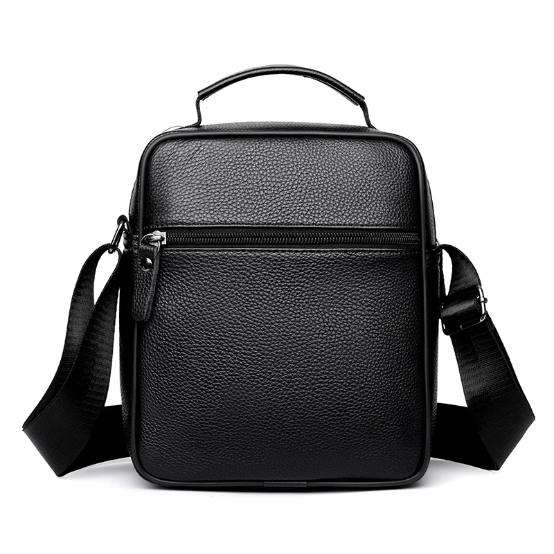 Men's ultra-fine fiber leather shoulder bag, basic style, suitable for daily commuting - adjustable shoulder strap, - business c