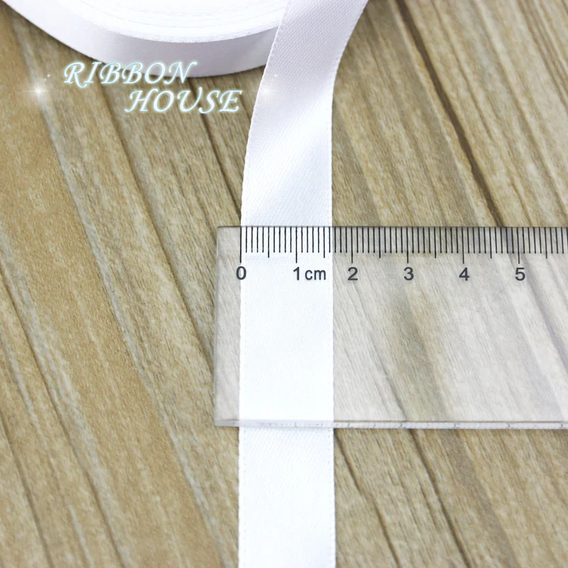 (25 Yards/roll) 5/8" (15mm) Single Face Satin Ribbon Webbing Gift Christmas Handwork DIY Wedding Decorations Ribbons