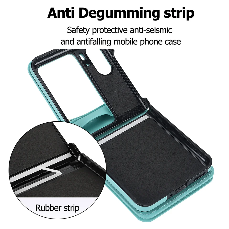 Zipper Wallet Purse Crossbody Case For OPPO Find N2 Flip N3Flip Shoulder Strap Lanyard Neckstrap Cards Solt Holder Pocket Cover