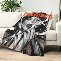 Blanket Flannel warm comfort  soft plush blanket for sofa living Singer g-Gaga room office lady Mayhem bedroom travel gift 1