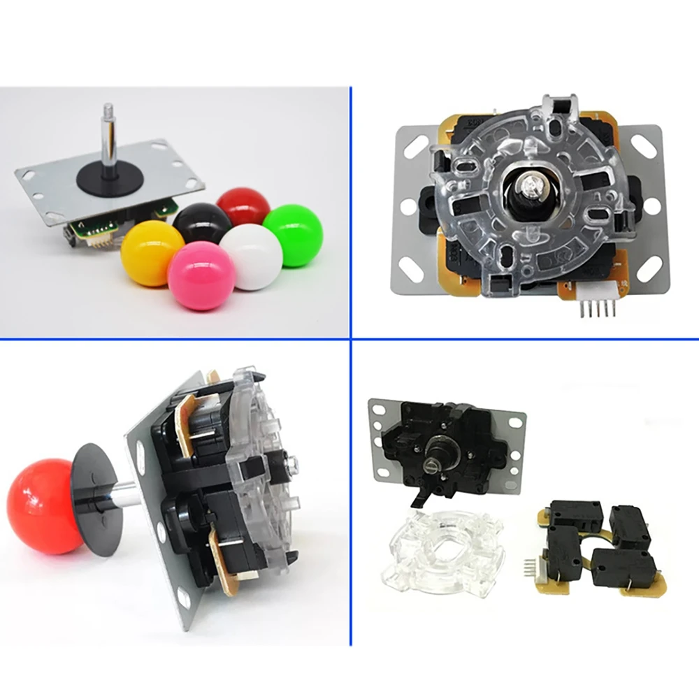 Arcade Joystick Controller Joystick JoystickCircuit Board 5P Pin Without Light Joystick Game Console Handle I