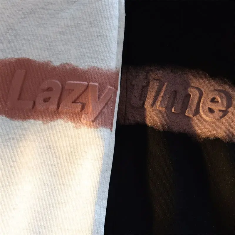 High Quality 3D letter zip up hoodie Street loose sweater Korean loose couple oversized hoodie y2k goth winter clothes women