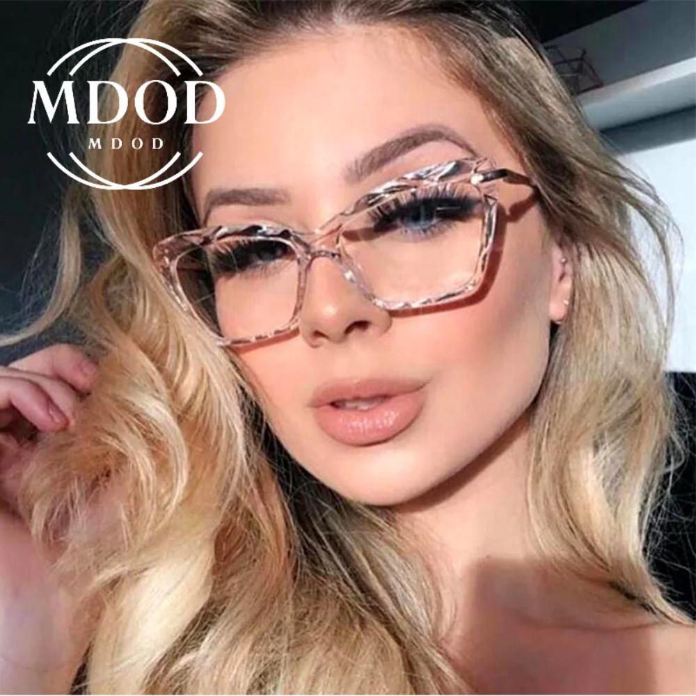 Donna Montature Occhiali Da Vista Moderne Cat Eye Montature