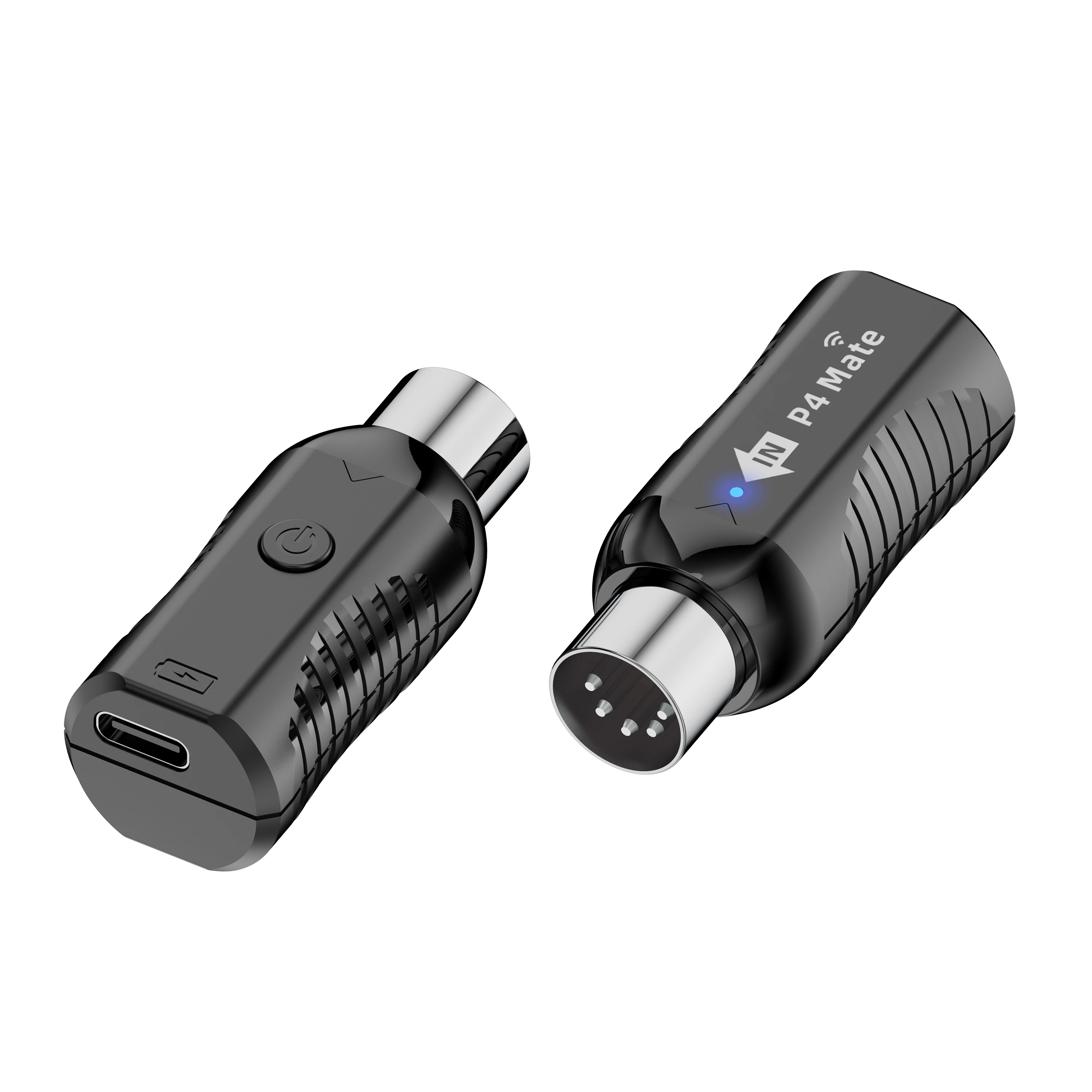 Wireless MIDI Control Pedal 4 Switches & Buttons USB Rechargeable Lithum Battery Includes Wireless MIDI Adapter