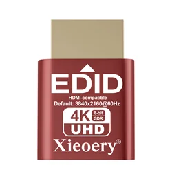 ‌High - Resolution HDMI EDID Emulator - Dummy Plug for Headless Systems with Stable Display Output (4k)