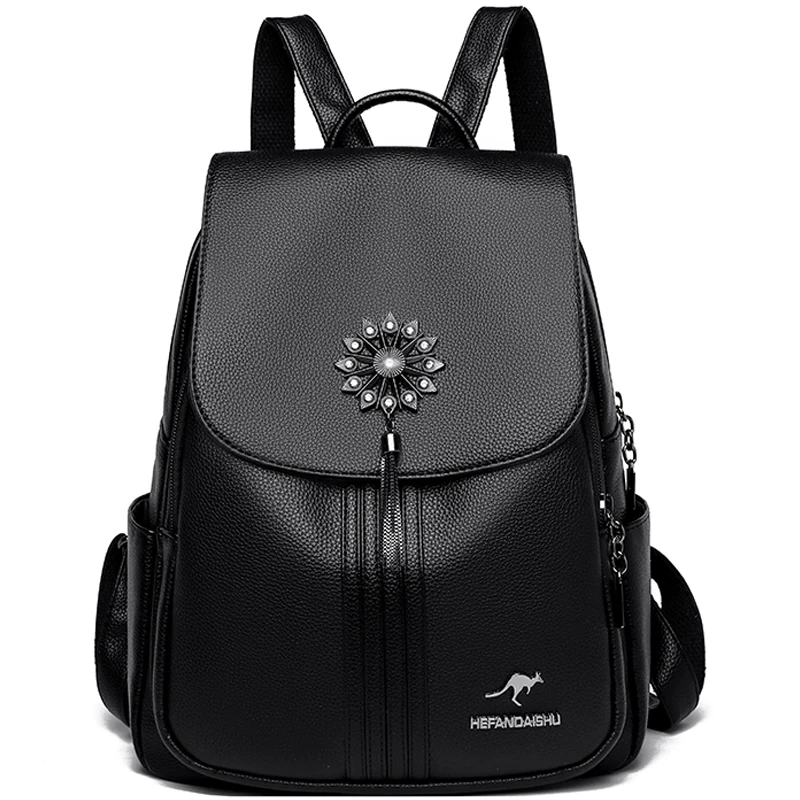 

Высококачественные рюкзаки из искусственной кожи для девочек, Роскошный дизайнерский ранец, женский рюкзак высокого качества, вместительный дорожный ранец, Sac
