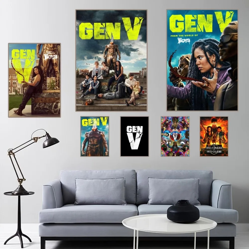 G-Gen V Hot Moive Poster Home Room Decor Estetica Art Wall Painting Stickers
