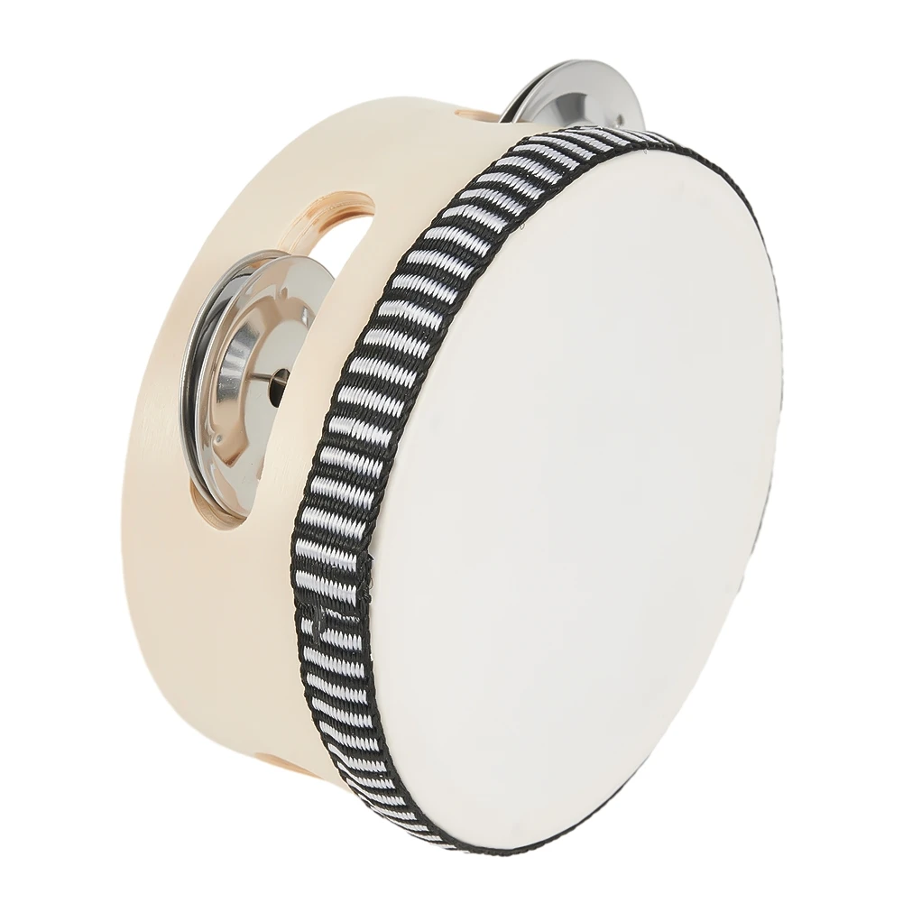 

Танцевальный концерт, искусственный Тамбурин, перкуссионный, 1 шт., 4/6/8/10 дюймов, металлическая джинсовая музыкальная композиция, белый, высокое качество