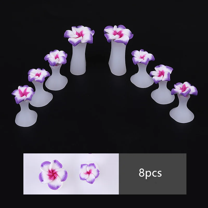 NEW Silicone Toe Separator Braces Toe Corrector Tool Pedicure Waterdrop Crystal Daisy Diamond Separator Foot Care Tools