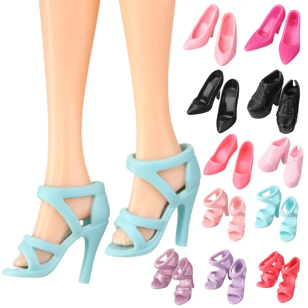 Chaussures à Talons Hauts Pour Poupée BJD 60 Cm – Accessoire élégant En Tissu Doux, 1/3, Cadeau Idéal
