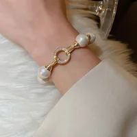Nouveauté 2026 – Bracelet élégant en zircon et perles, style rétro et luxueux, pour femme – Bijou tendance en cristal, idéal pour les fêtes et cadeaux 3