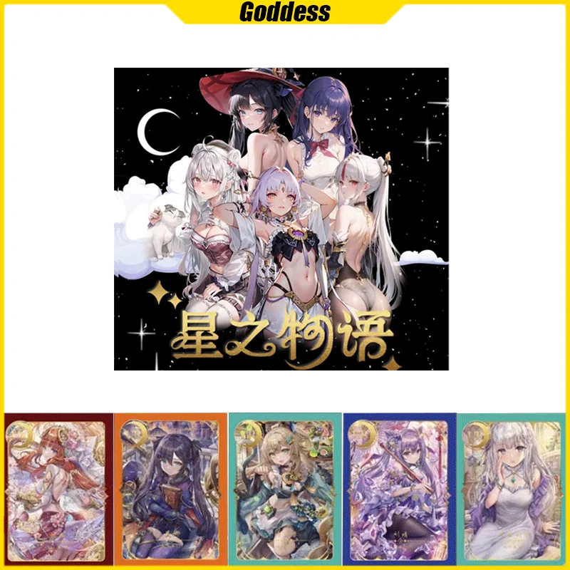 

WANKAXINGQIU Goddess Cards Anime Figure Playing Cards Sister Mistery Box Board Games Booster Box Birthday Gifts