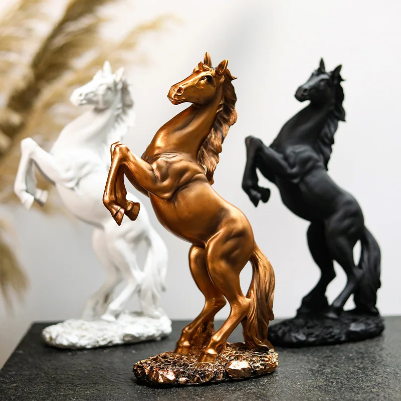 美品】馬 金属 彫像 オブジェ 置物 インテリア 工芸品 美術品 A1614
