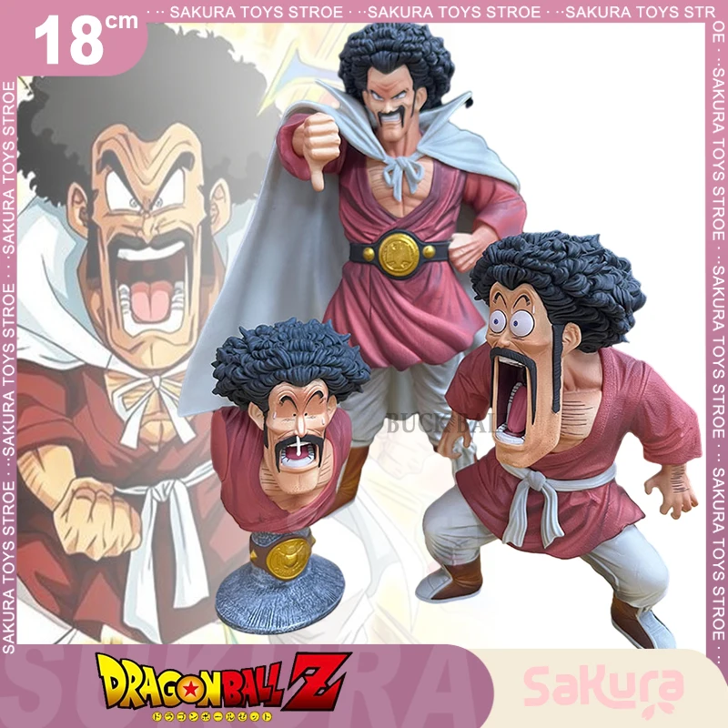 

Presale Dragon Ball Figure Mister Satan Anime Figurine Hercule 2 Head Statue Satan Despise Models Collectble DBZ Decor Toys Gift