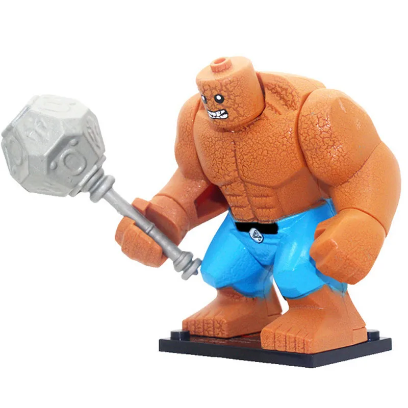 Construction Blocks Building Blocks Super Heroes Fantastic Four Thing Model Building Blocks Enlighten Action Figure Bricks Toys Children