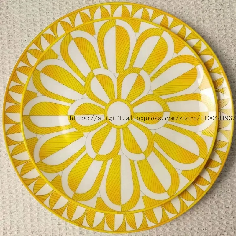 أطباق عشاء بورسلين فاخرة تصميم أوروبي