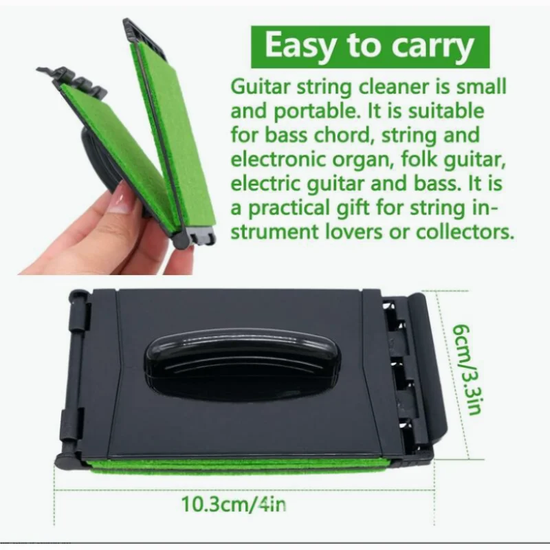 Guitar string cleaner Guitar accessories Guitar repair tool Electric Guitar Bass String Scrubber Rub Cleaning Tool Maintenance Care Acoustic