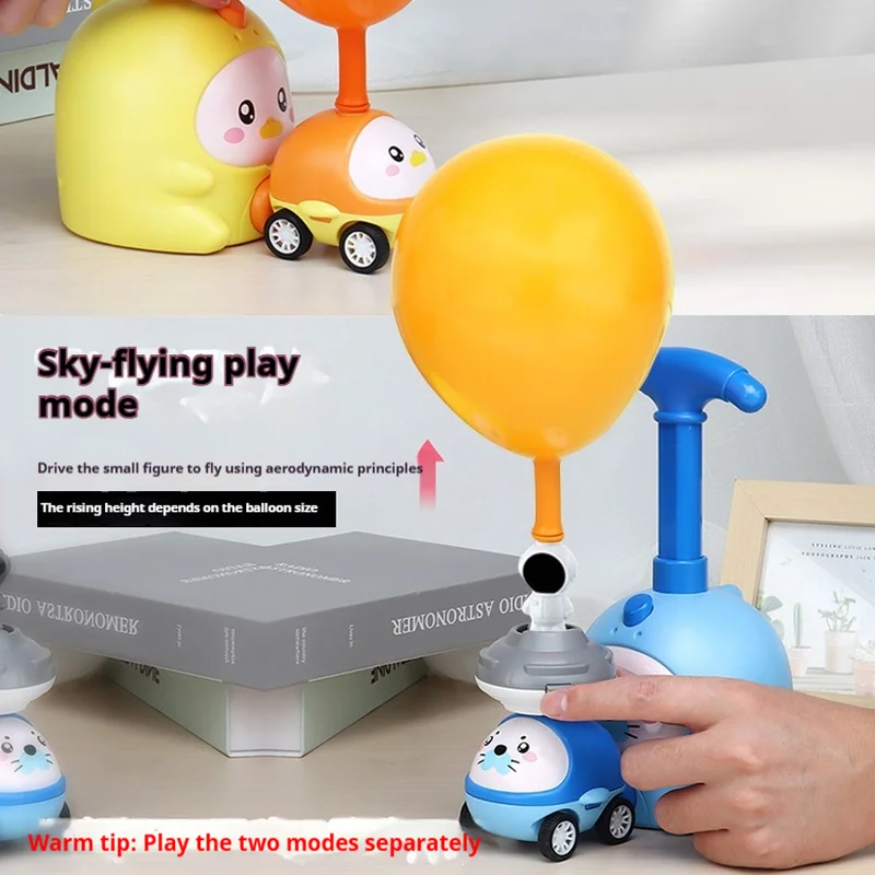 Aerodynamic Animal Balloon Car - Educational and Fun Science Toy