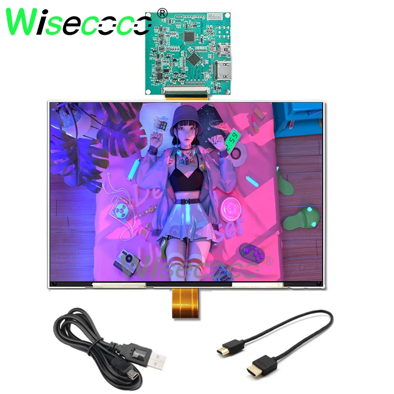 Raspberry pi Laptop Tela Lcd Módulo Display Mini Usb Driver Board Ips Touch 2k 8.9 2560x1600 - Imagem 5