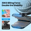 TOPK Mini Portable Clip on Fan,USB Desk Fan,3 Speeds Quiet Wind 720° Rotate Personal Electric Fan,Standing fans for Room Home 3