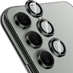 Enhanced Camera Lens Protector for Smartphones - Back Lens Screen Shield with Glass Cap (Dark Green)