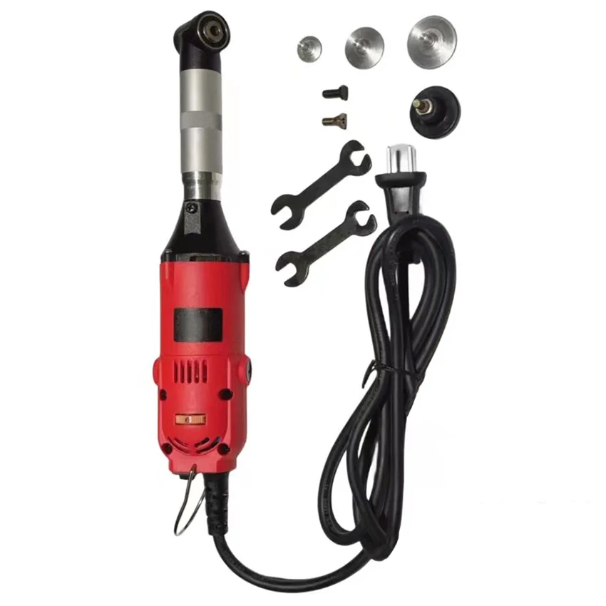 350W 90 Degree Bend Right Angle Electric Polisher Jewelry Wood Engraving Grinder Mold Polishing Ceramic Tile Cleaning Polisher