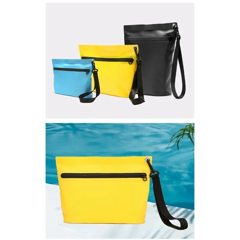 Outdoor Leisure 500D Nylon Waterproof Fishing Bag - Outdoor Swimming & Beach Waterproof Bag - Stylish Phone Pouch