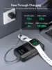 NEWDERY Travel Battery Pack 20000mAh Portable Charger for All iWatch, iPhones,Samsung Power Bank Built-in Cables Fast Charging 5