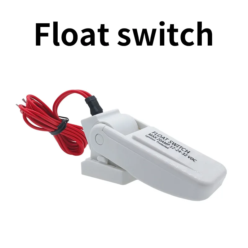 ตัวเลือกสินค้า ปั๊มน้ำท้องเรือ 1 ชิ้น 12V 24V 1100gph 750gph พร้อมสวิตช์ลูกลอย ใช้สำหรับเรือ เครื่องบินน้ำ บ้านเคลื่อนที่ เรือบ้าน