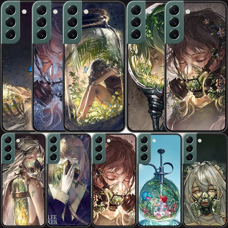 Deep Forest Breathing Air Flower Figure Phone Per Samsung Galaxy S20 Fe S21 Plus S22 S23 S24 Ultra Case S10 S10E S9 S8 S7 Edge C