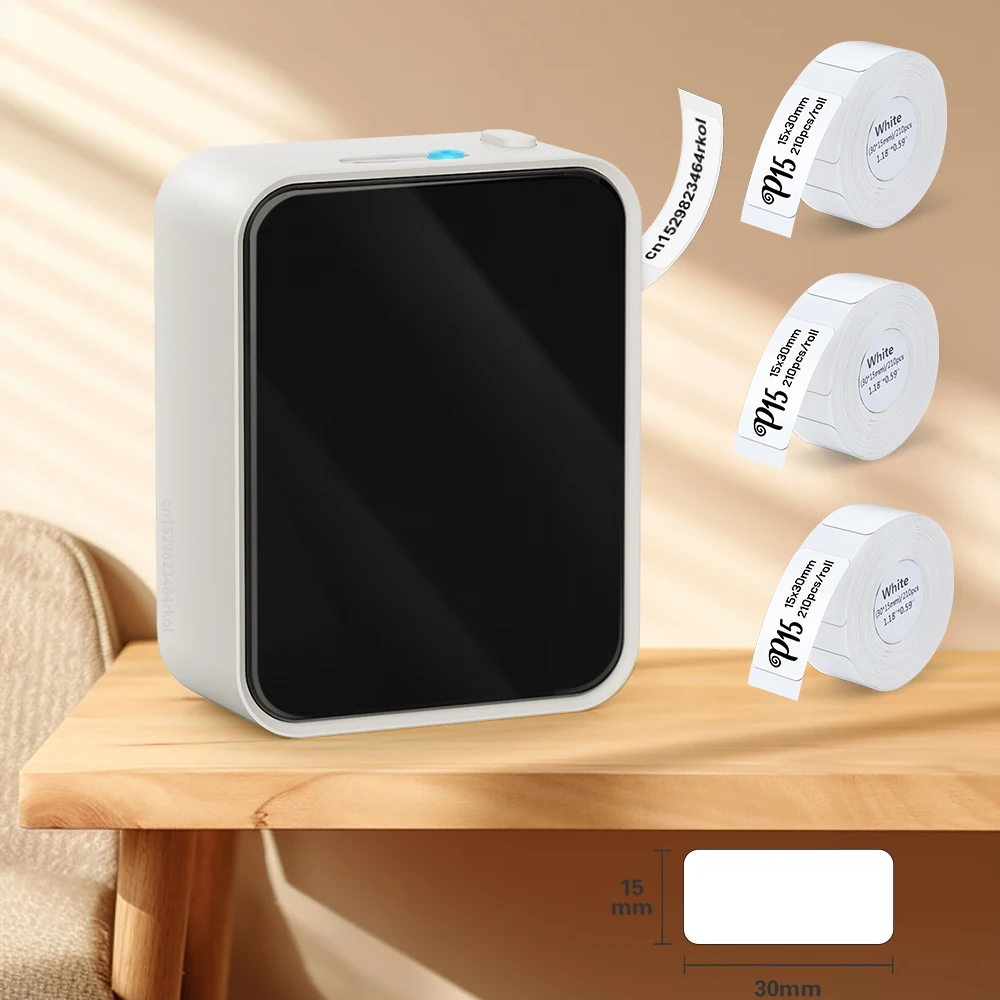 Portable Mini Bluetooth Thermal Label Printer - Inkless Wireless Labeling Machine