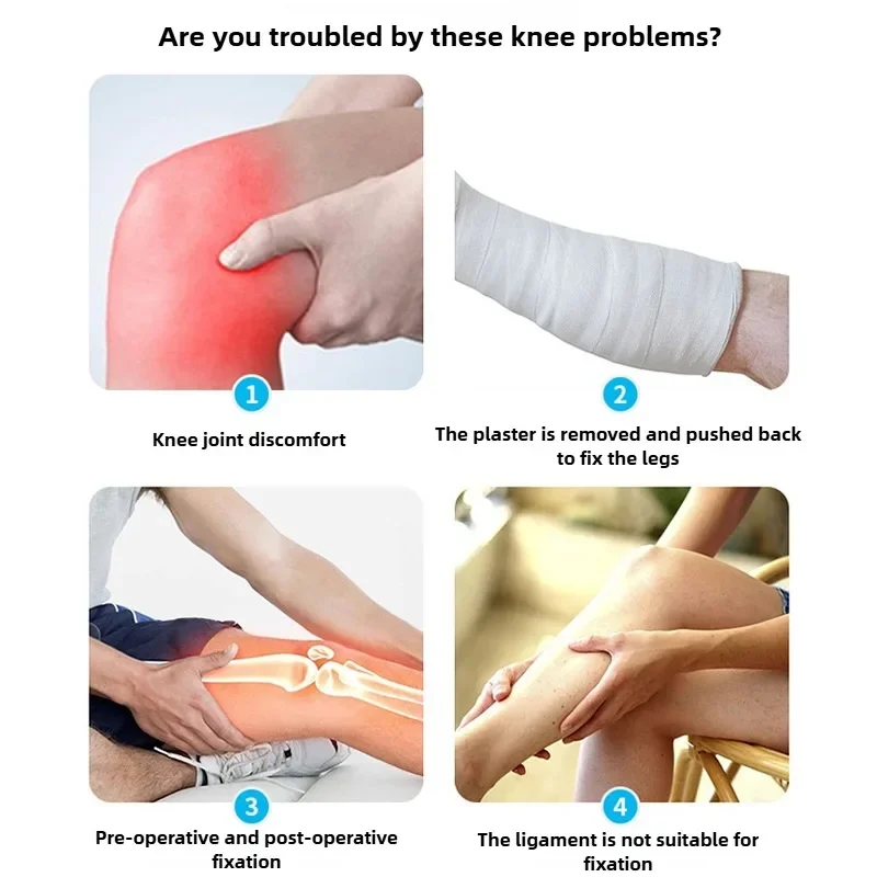 Adjustable Model Orthopedic Support Stabilizer Knee Brace for Post Surgery Recovery Injury Rehabilitation Health Care