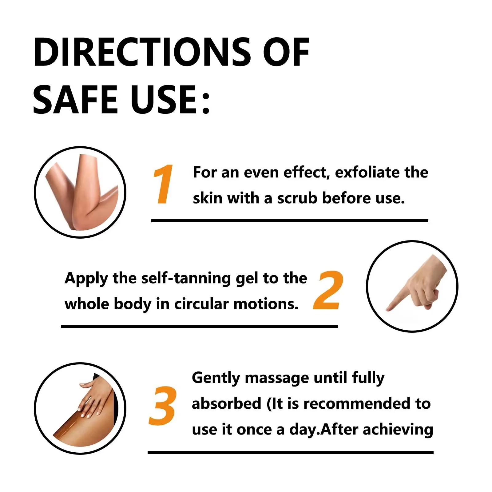 Gel abbronzante intensivo Acceleratore abbronzante solare marrone Luce solare Lettino solare Idratante Corpo Viso Bronzer Lozione autobloccante Crema 6