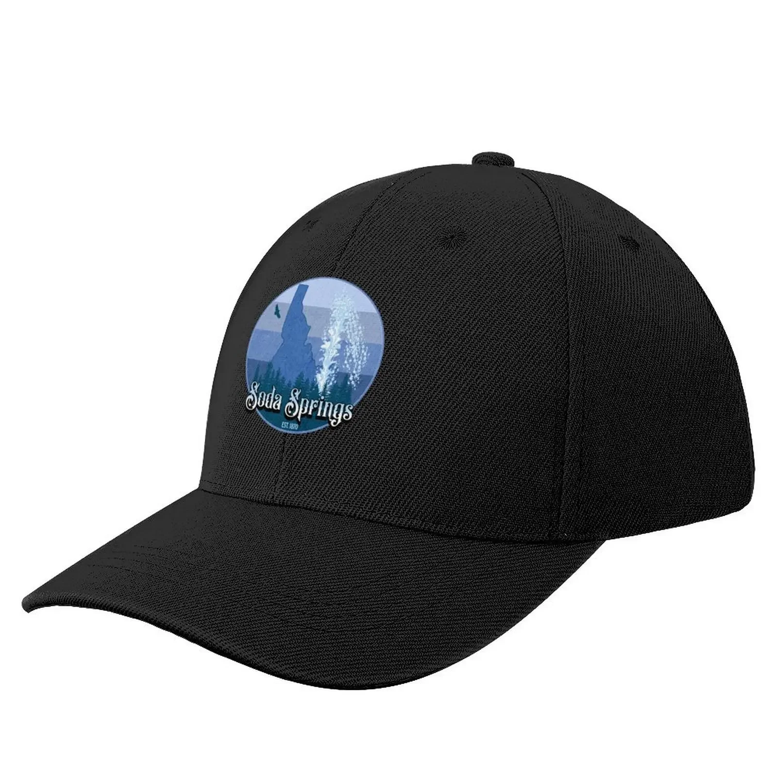 

Soda Springs, Idaho Baseball Cap Icon Military Cap Man Boy Women's