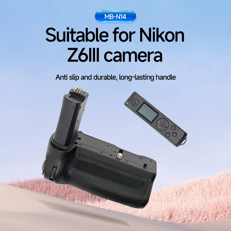 Poignée D'Alimentation MB-N14 Pour Nikon Z6III - Compatible Avec Batteries EN-EL15C/15A/15B - Double Autonomie, Prise Verticale - 13