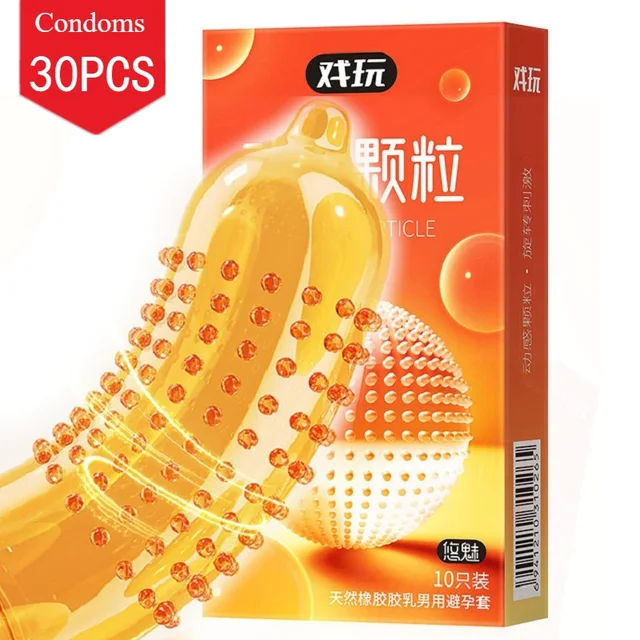 30PCS Ultra-dünne Kondome Penis Ärmeln Erwachsene Paar Sex Produkte für Männer Sichere Empfängnisverhütung Kondome Männliche Schwanz Ärmeln sexshop