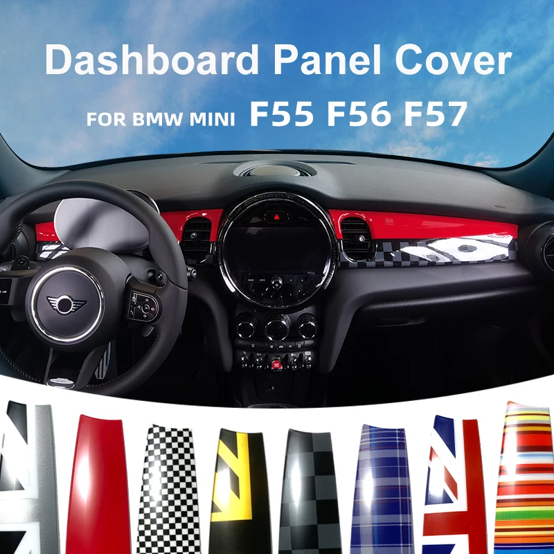 2Pcs Car Dashboard Trim Panel Protective Cover Case For Mini Cooper S ...