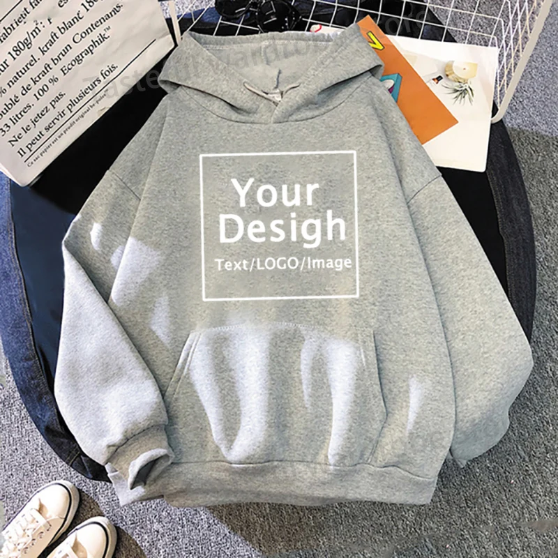 

Your OWN Design Print Men/Women Hoodies DIY Brand Logo/Picture Custom Men's Hoodie DIY Women Sweatshirt Unisex Men Women Clothes