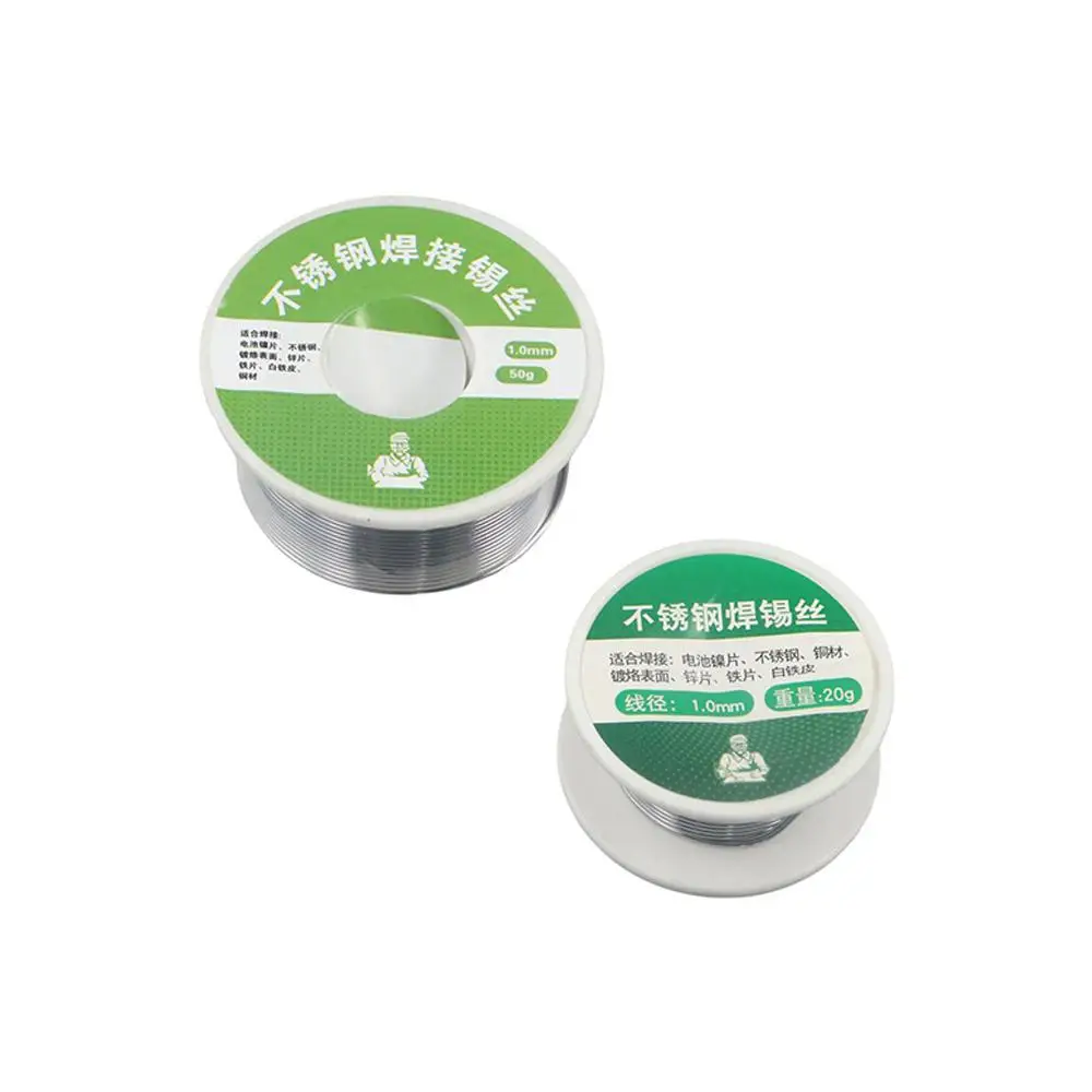 Soldering Wire 20g/50g Low Temperature Solder Wire Lighter No Gas Welding Wire Stainless Steel Nickel Aluminum Soldering Soldering soldering wire,soldering tin wire,welding wires