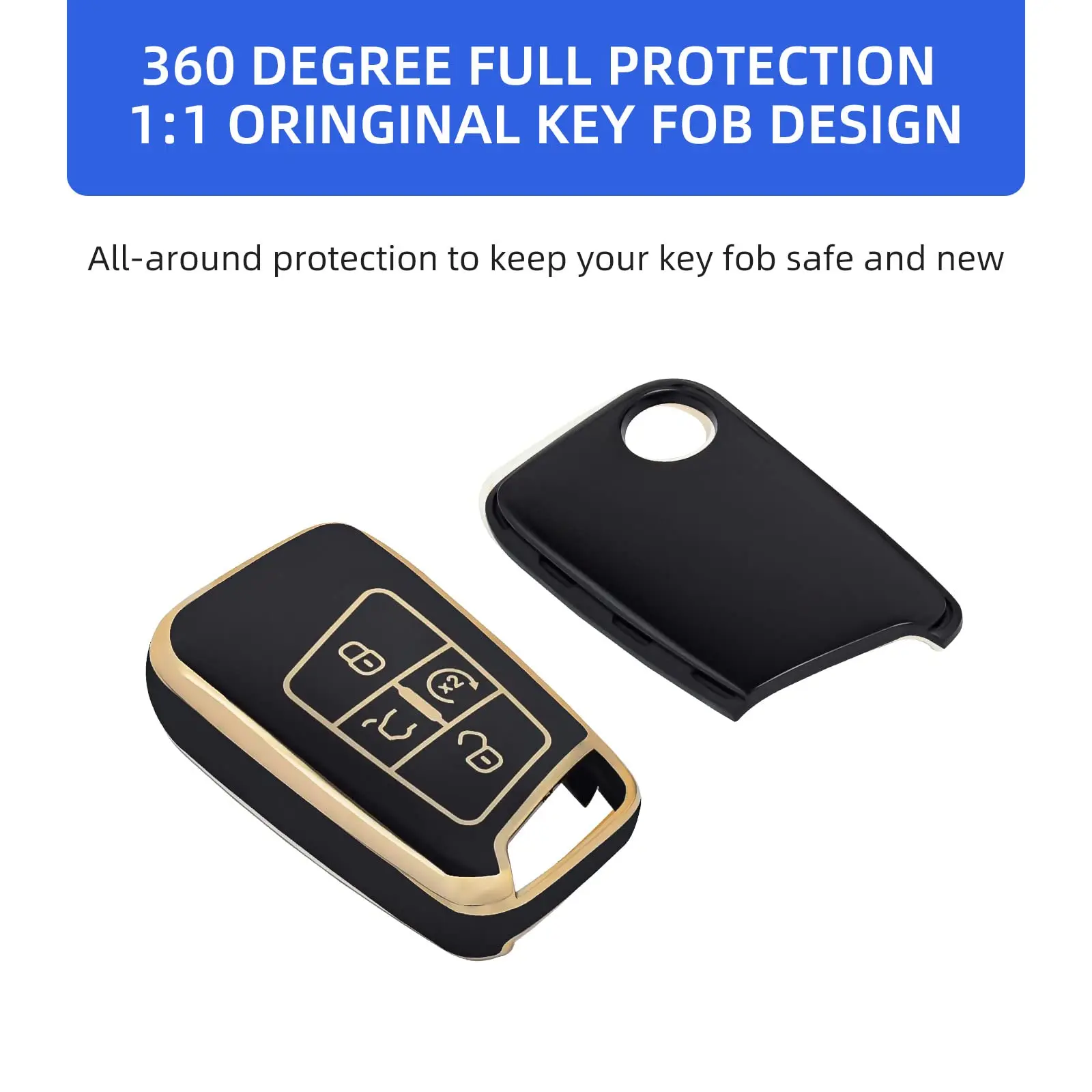 폭스 바겐 폭스 바겐 아틀라스 골프 Alltrack 아틀라스 제타 Passat Arteon iguan 스마트 5 버튼 키 Fob 액세서리에 대한 TPU 키 Fob 커버 케이스